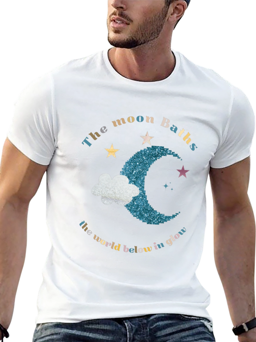 The Moon Baths Graphic T-Shirt - Unisex Comfort