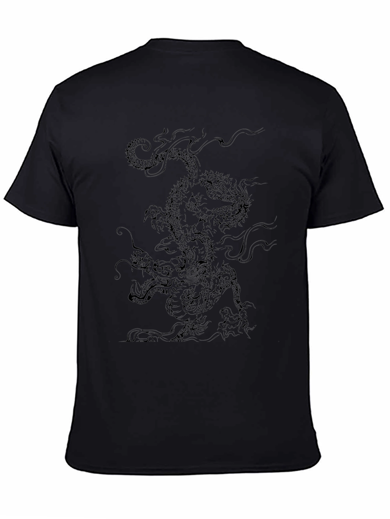 Dragon Graphic T-Shirt - Black