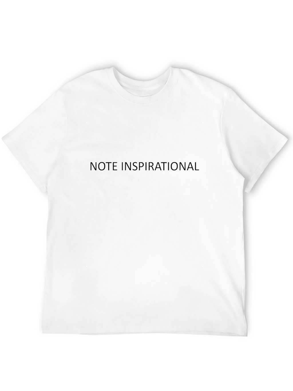 Note Inspirational Black T-Shirt