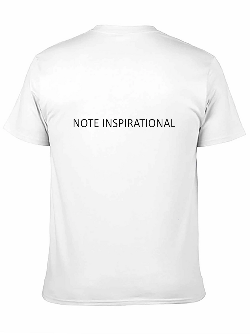 Note Inspirational Black T-Shirt