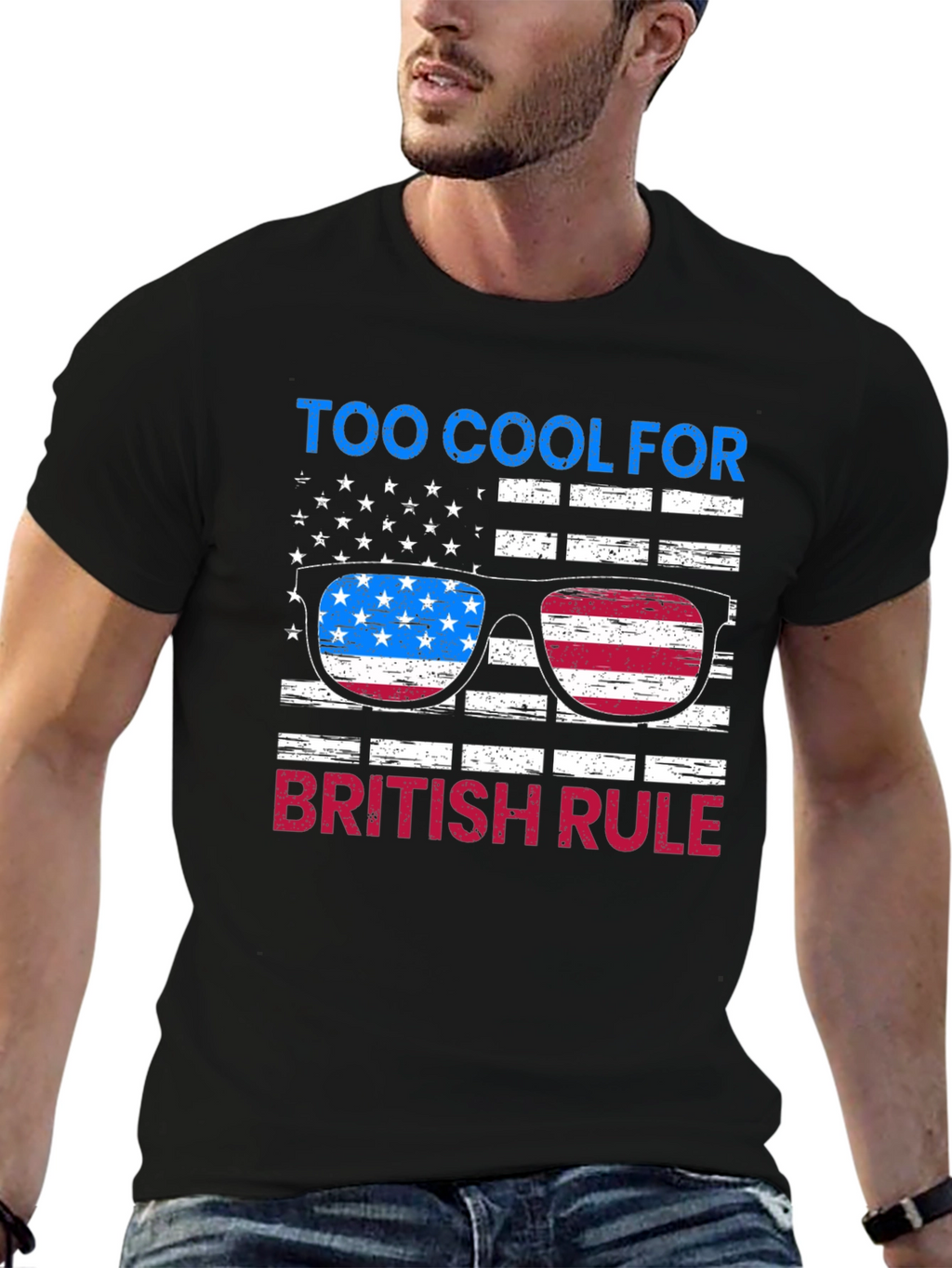 Too Cool for British Rule Graphic Tee