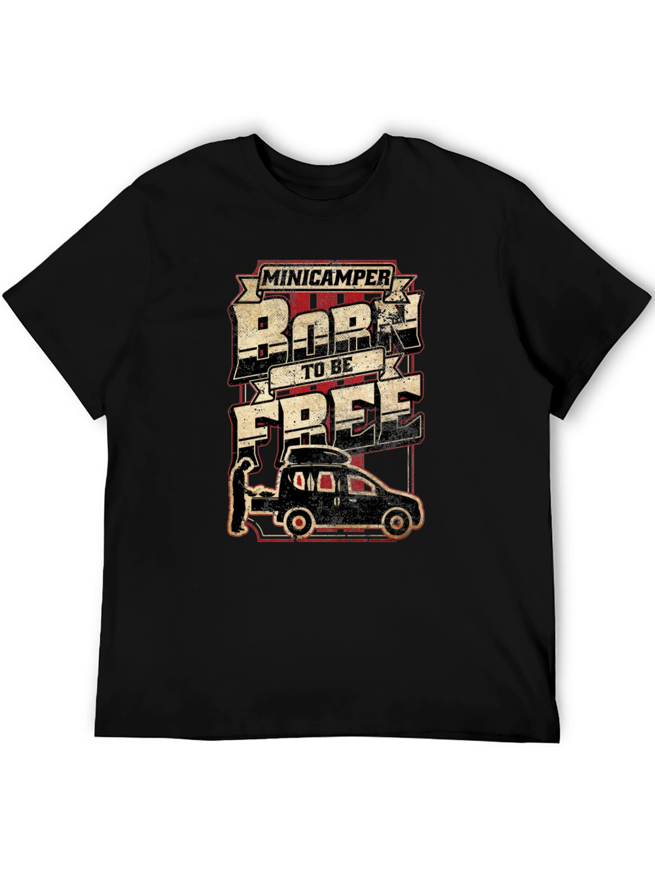 Minicamper Born To Be Free Graphic Tee