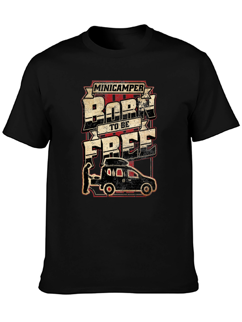 Minicamper Born To Be Free Graphic Tee