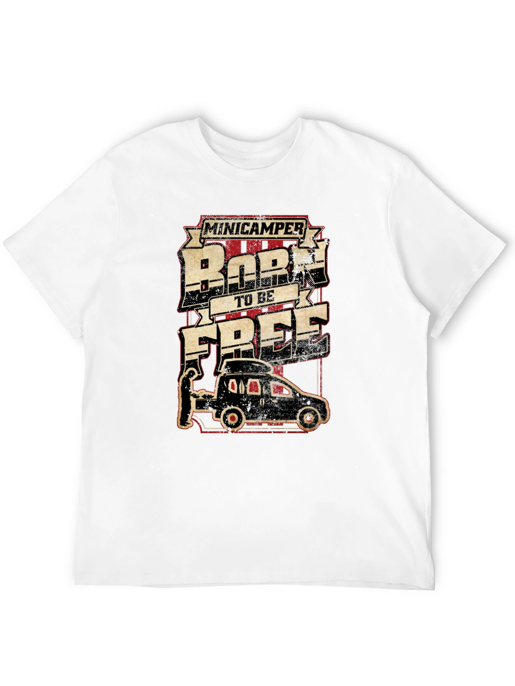 Minicamper Born To Be Free Graphic Tee