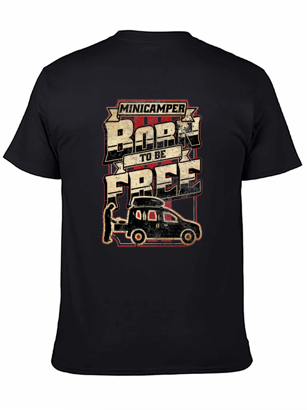 Minicamper Born To Be Free Graphic Tee