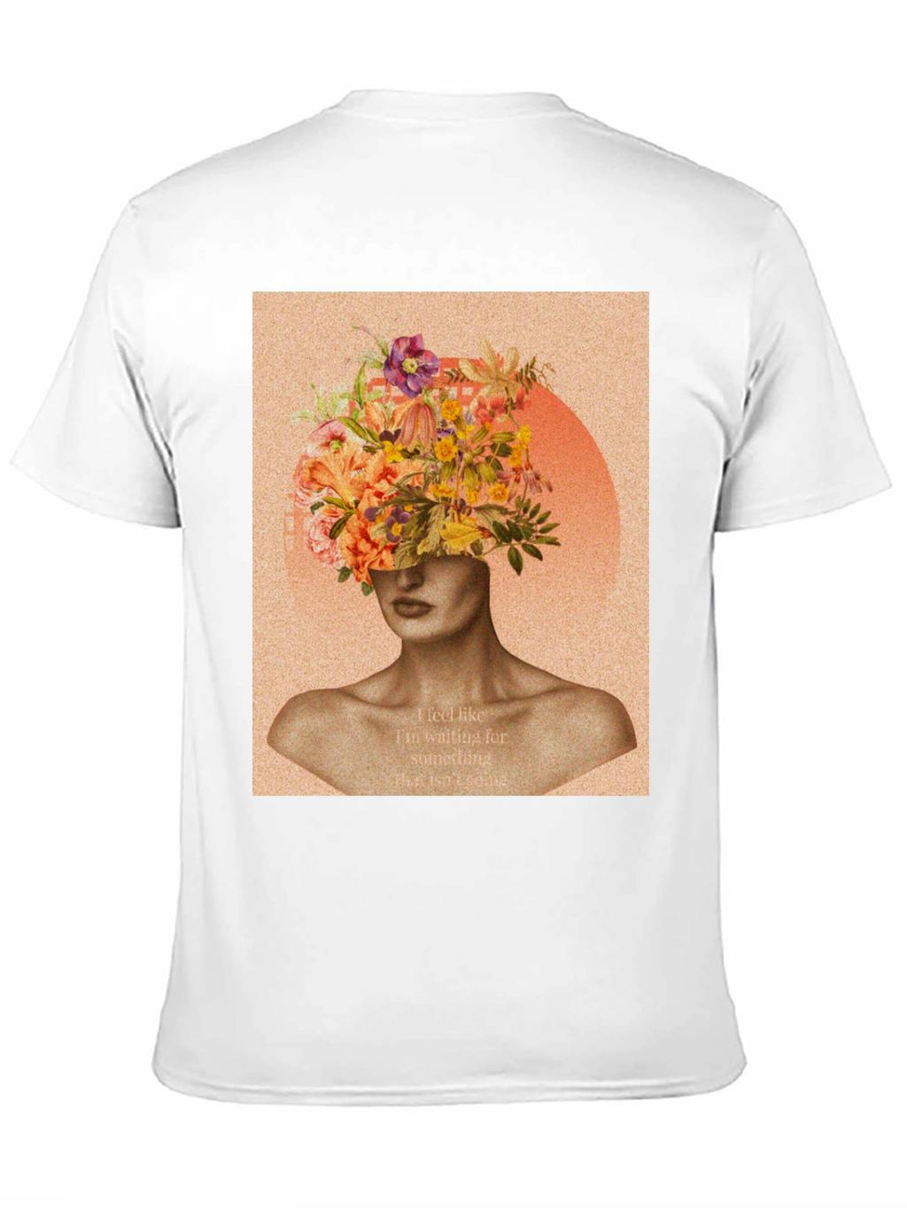 Floral Head Graphic Tee - Stylish Unisex T-Shirt