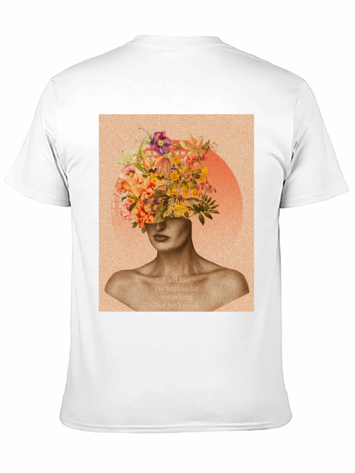 Floral Head Graphic Tee - Stylish Unisex T-Shirt