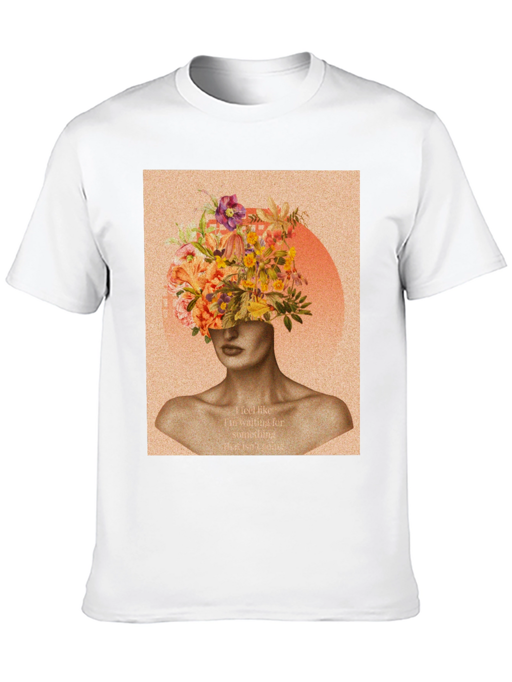 Floral Head Graphic Tee - Stylish Unisex T-Shirt