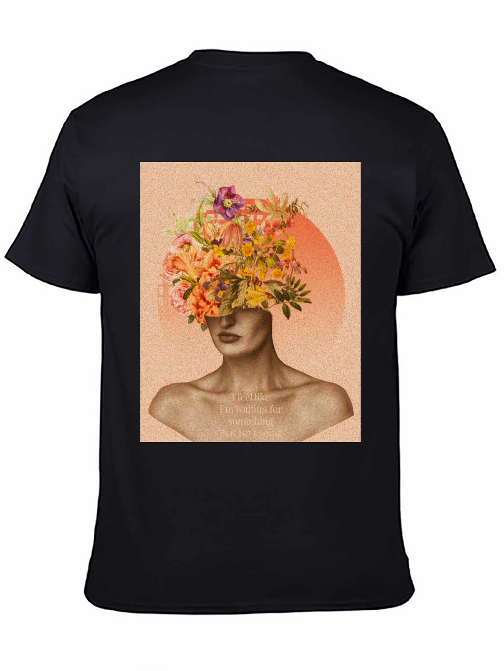 Floral Head Graphic Tee - Stylish Unisex T-Shirt