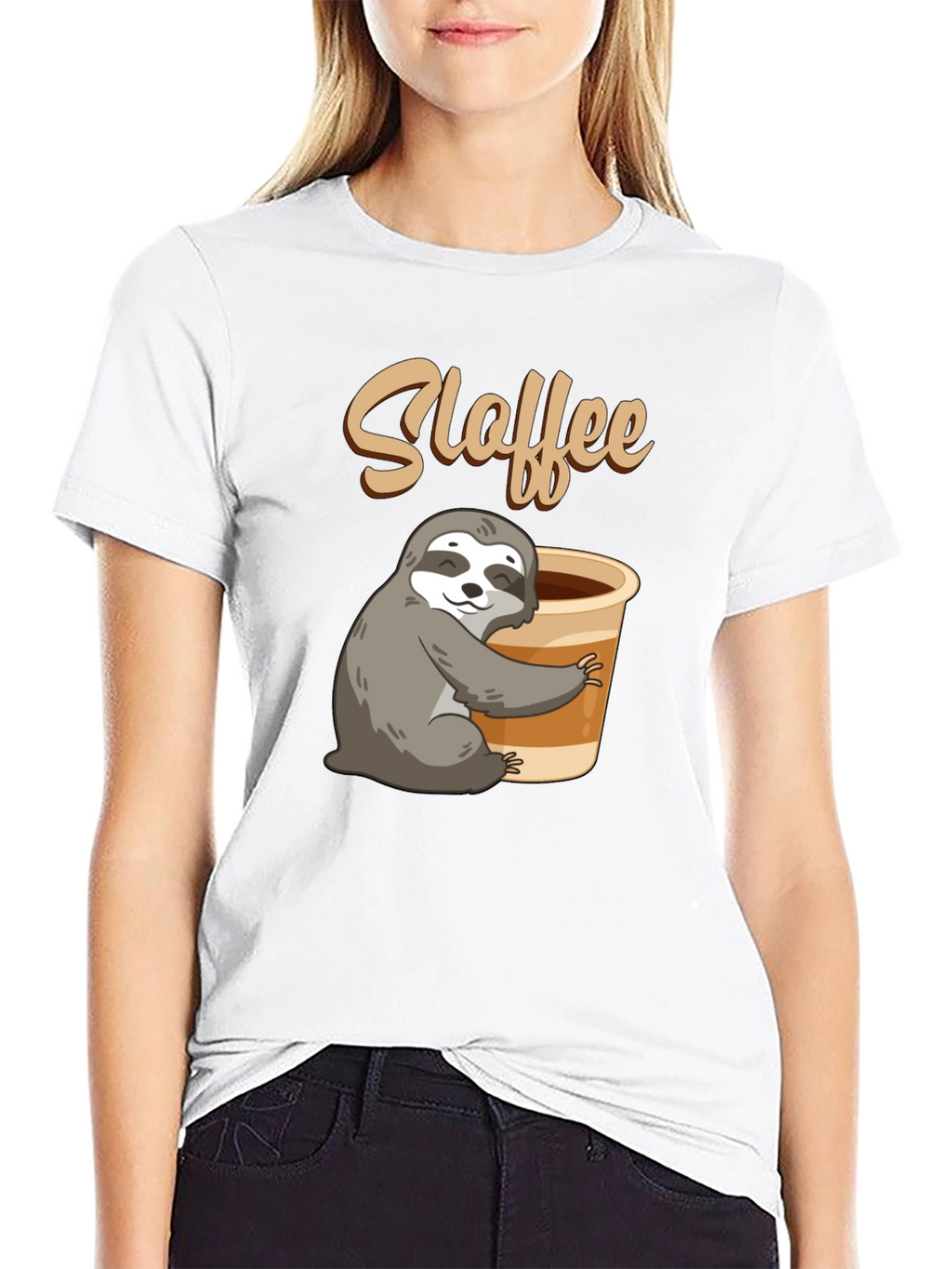 Sloth Coffee Lover Graphic Tee - Slaffee