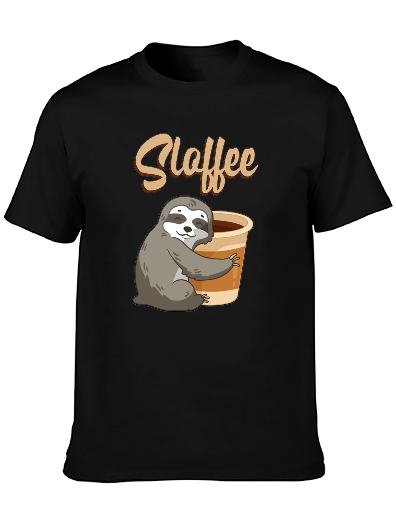 Sloth Coffee Lover Graphic Tee - Slaffee