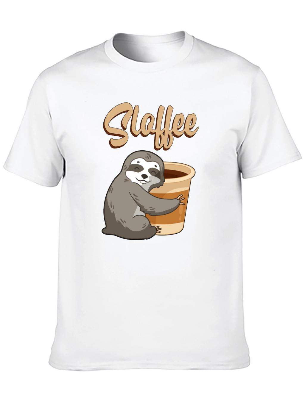 Sloth Coffee Lover Graphic Tee - Slaffee