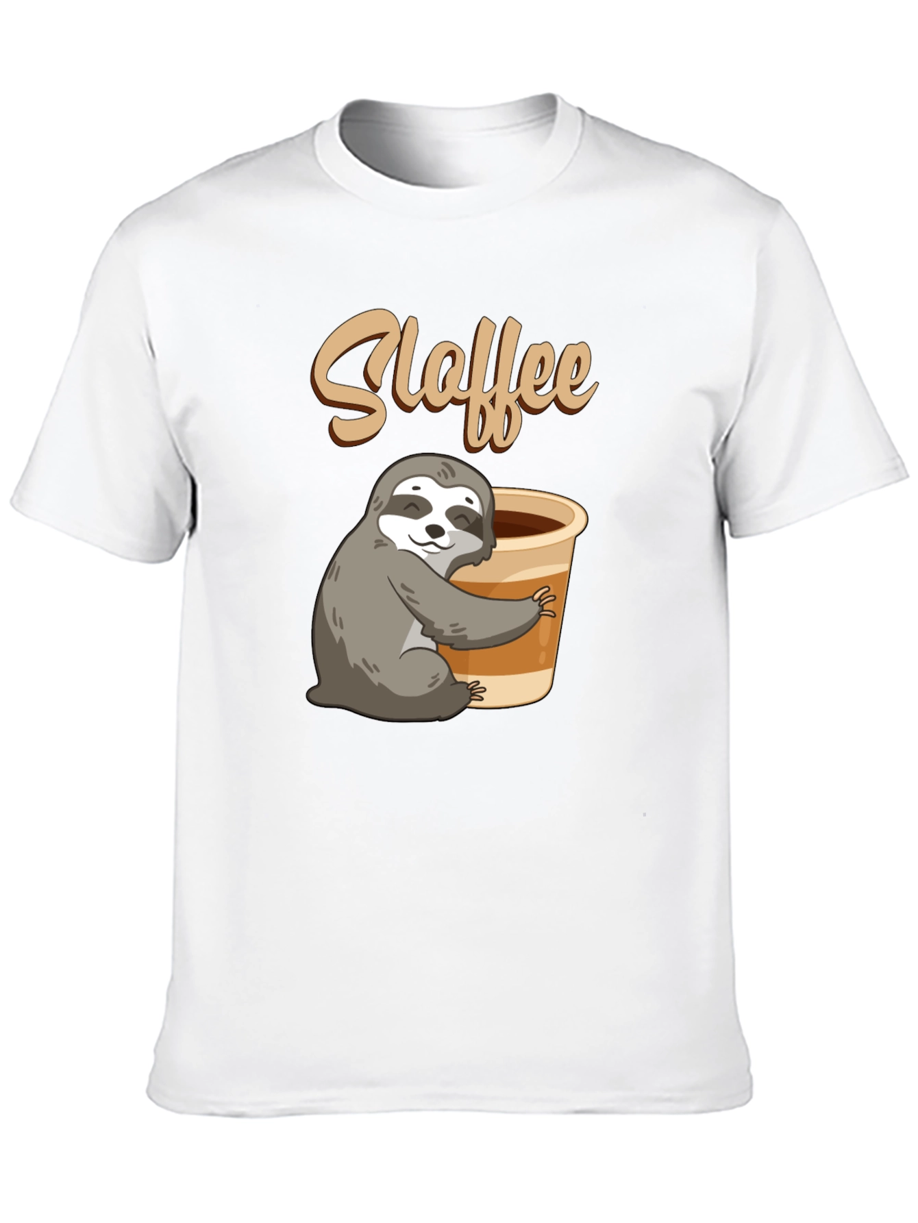 Sloth Coffee Lover Graphic Tee - Slaffee