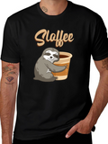 Sloth Coffee Lover Graphic Tee - Slaffee