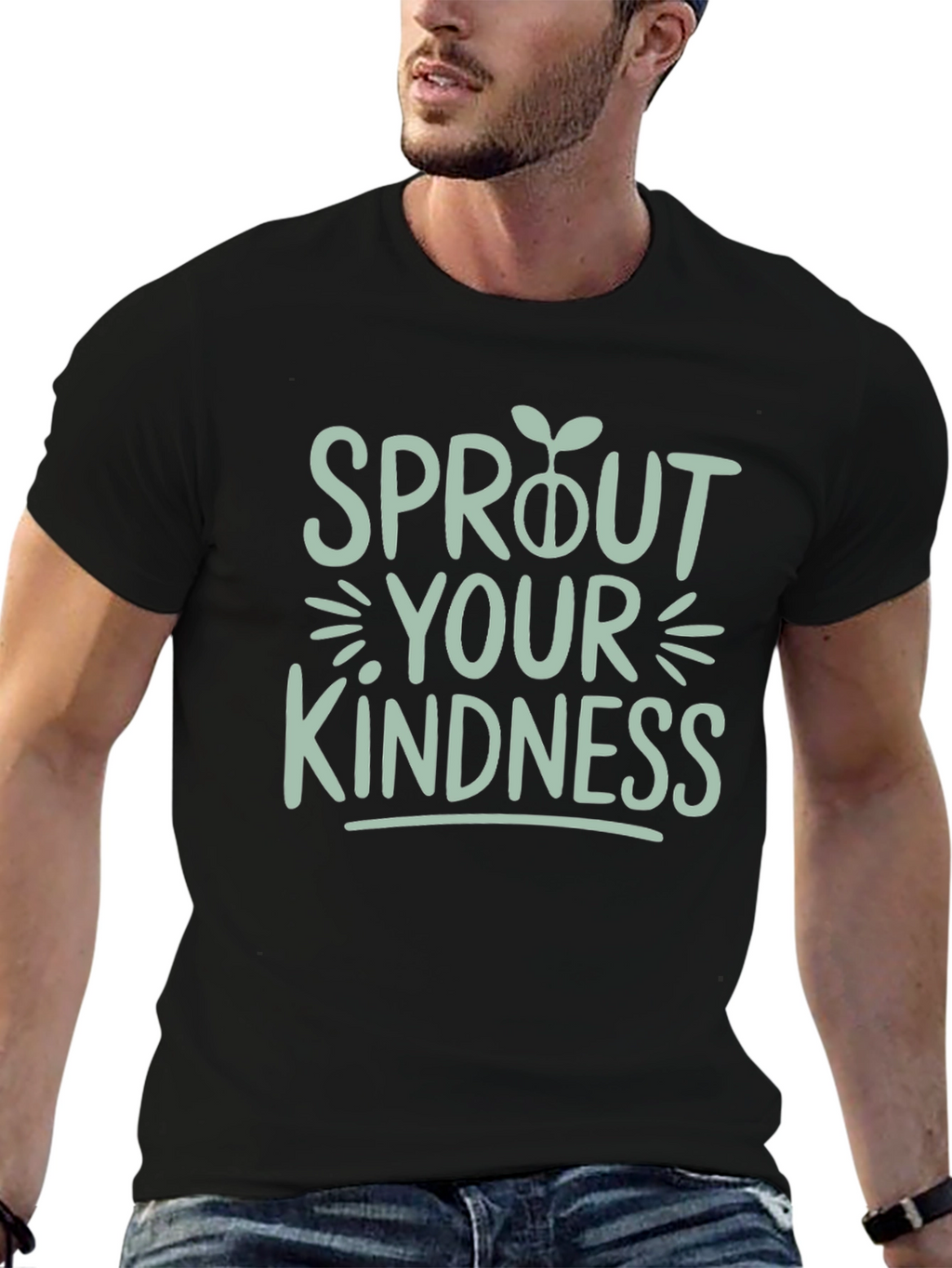 Sprout Your Kindness Graphic T-Shirt