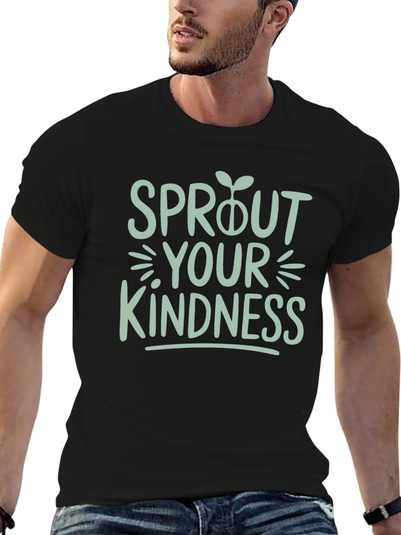 Sprout Your Kindness Graphic T-Shirt