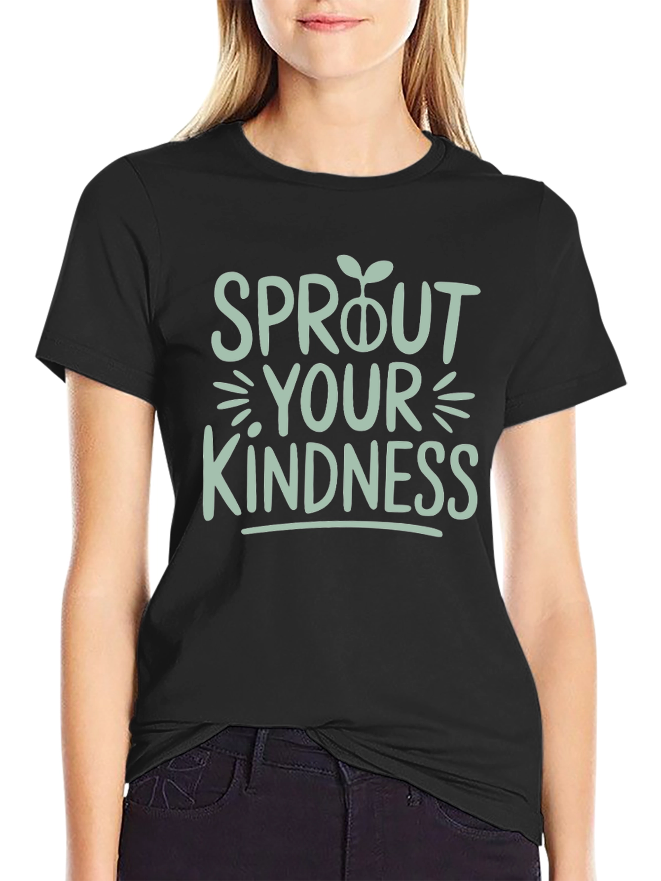 Sprout Your Kindness Graphic T-Shirt