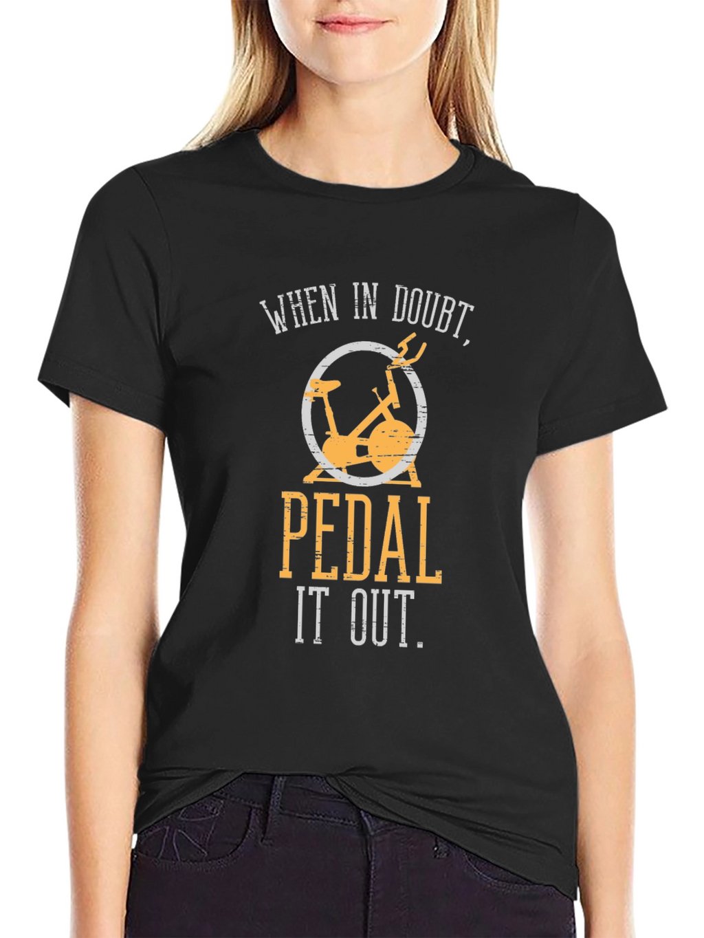 Pedal It Out Graphic Tee - Fitness Motivation