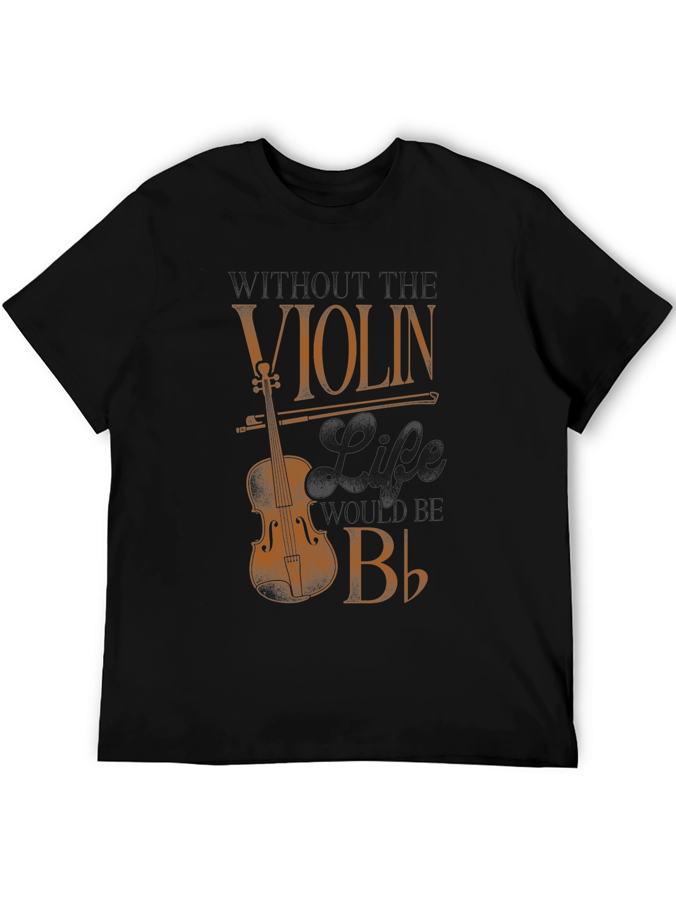 Violin Life Flat B T-Shirt - Musician Tee