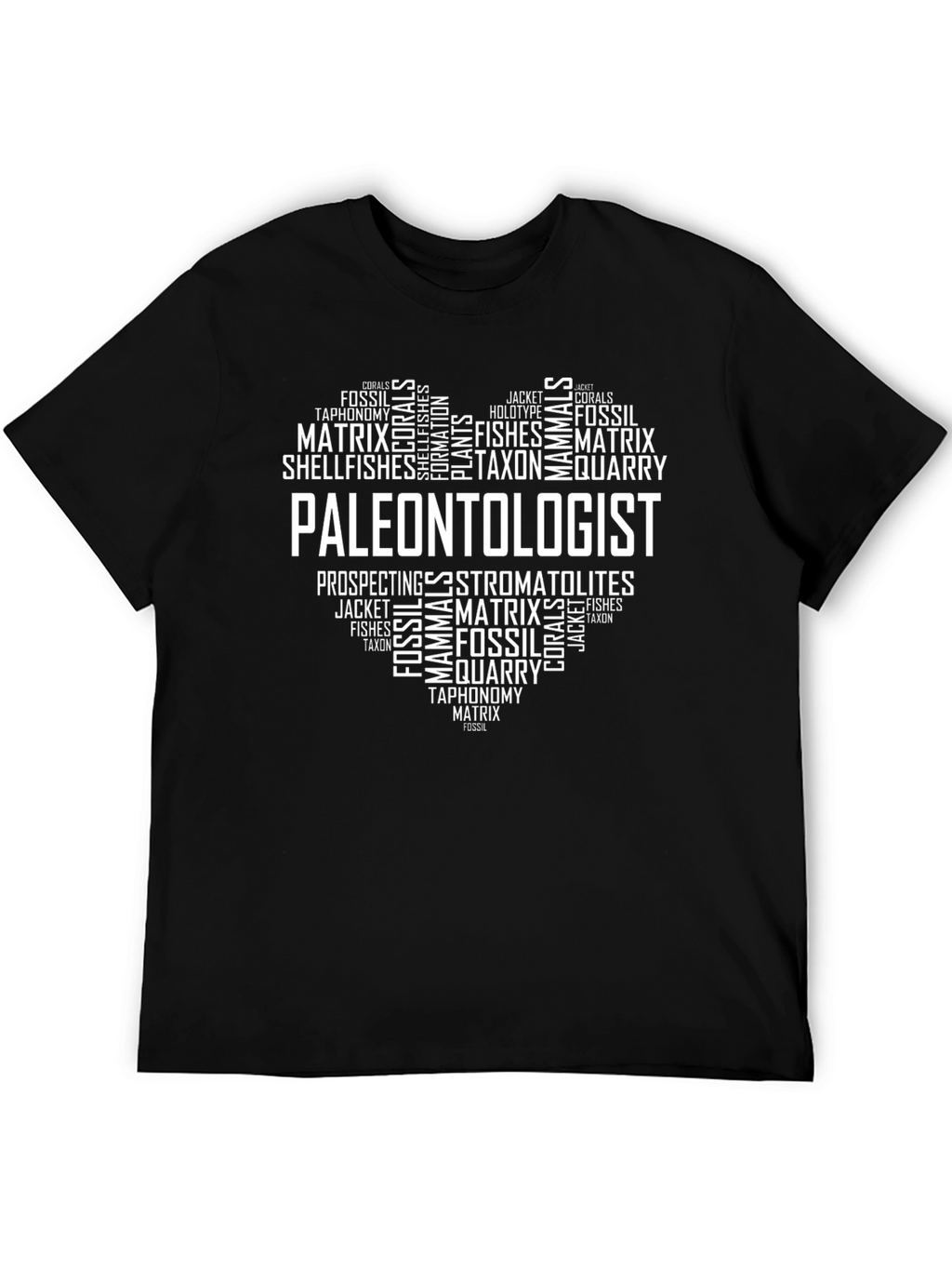 Paleontologist Word Art T-Shirt