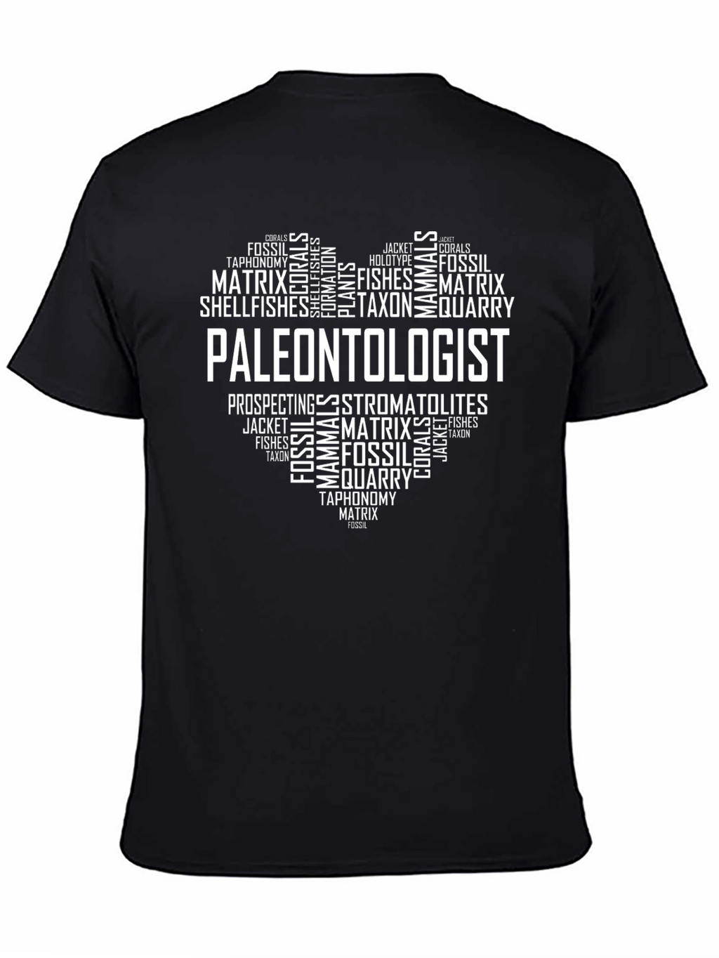 Paleontologist Word Art T-Shirt
