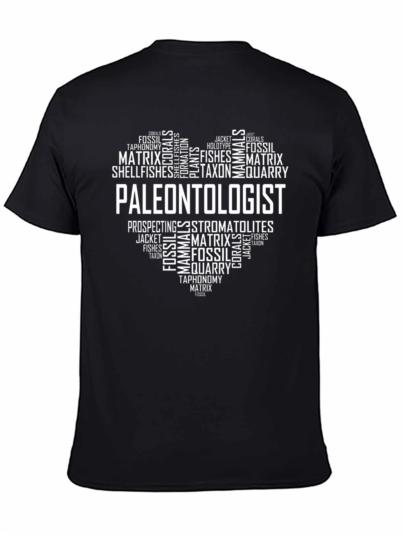 Paleontologist Word Art T-Shirt