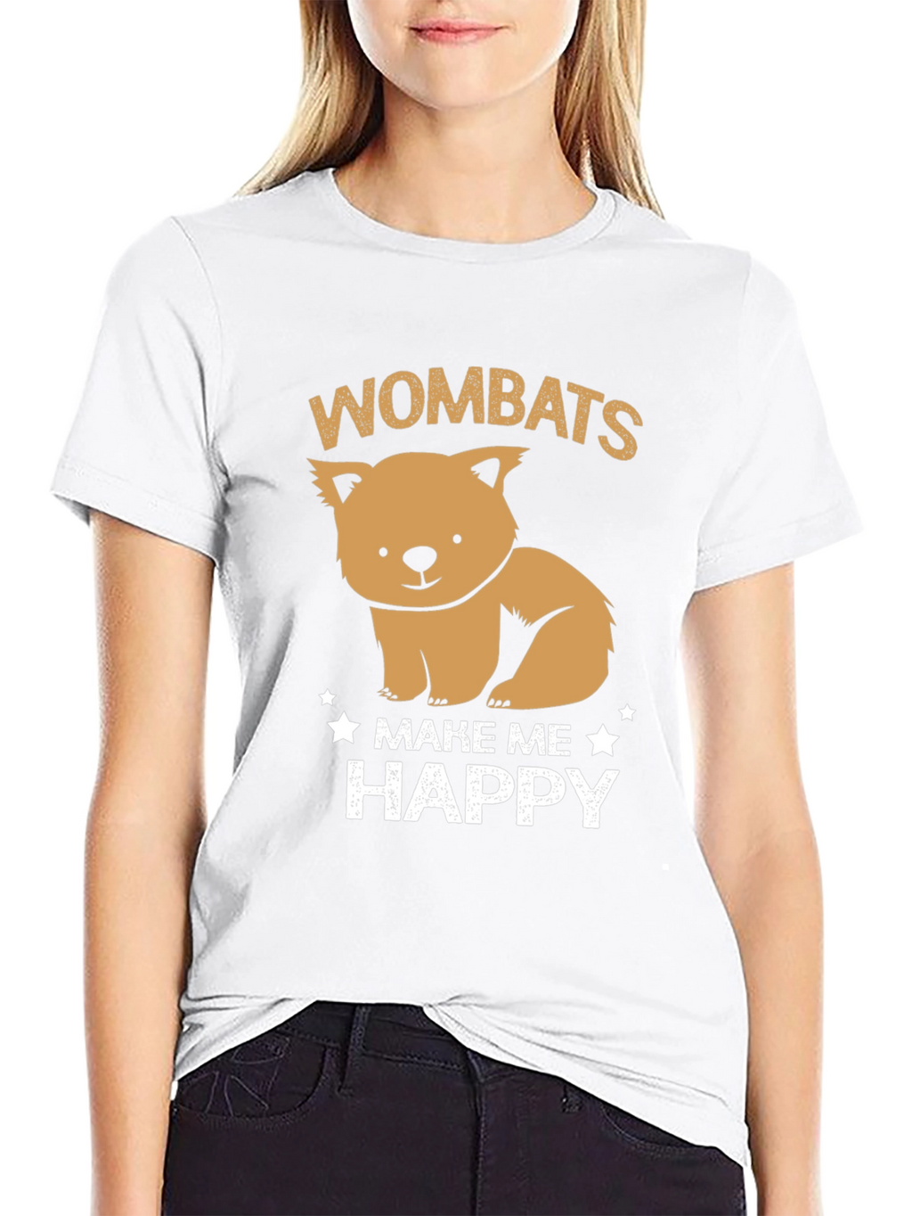 Wombats Make Me Happy Graphic Tee