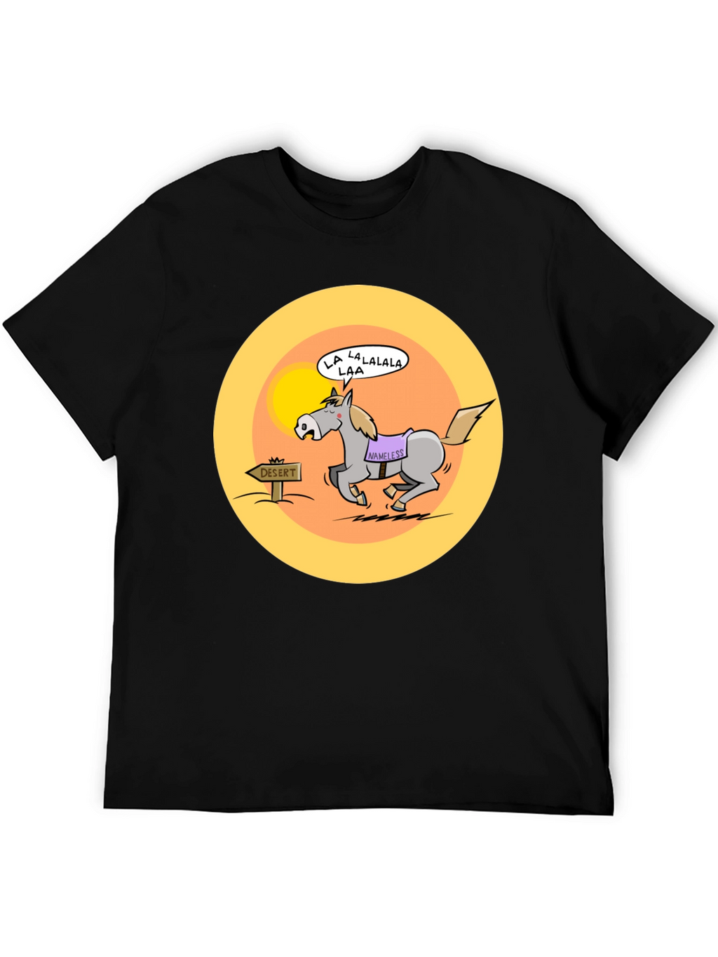 Cartoon Horse Desert Humor T-Shirt