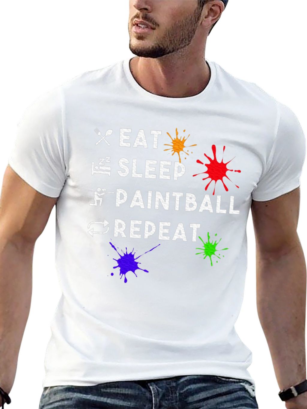 Eat Sleep Paintball Repeat T-Shirt