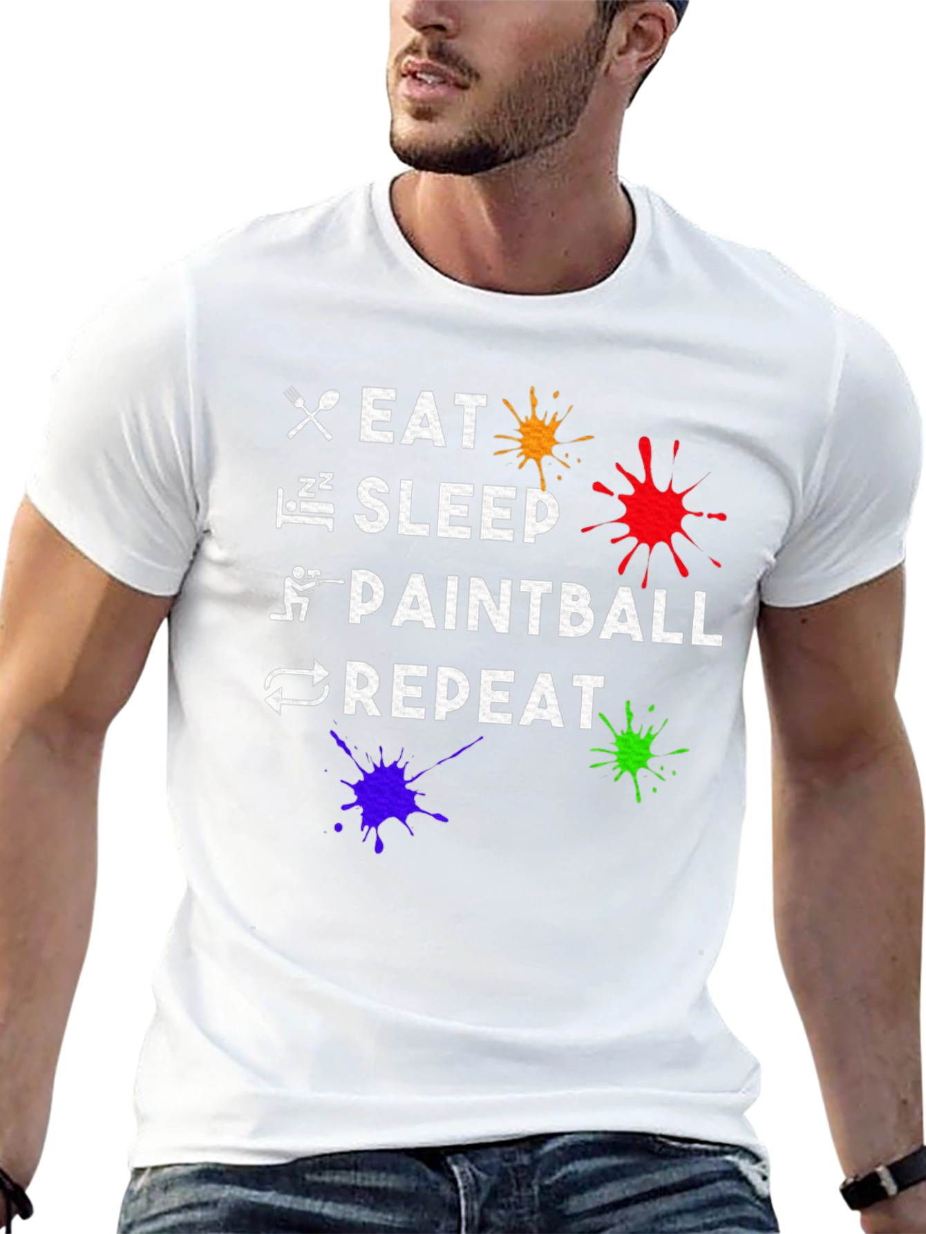 Eat Sleep Paintball Repeat T-Shirt