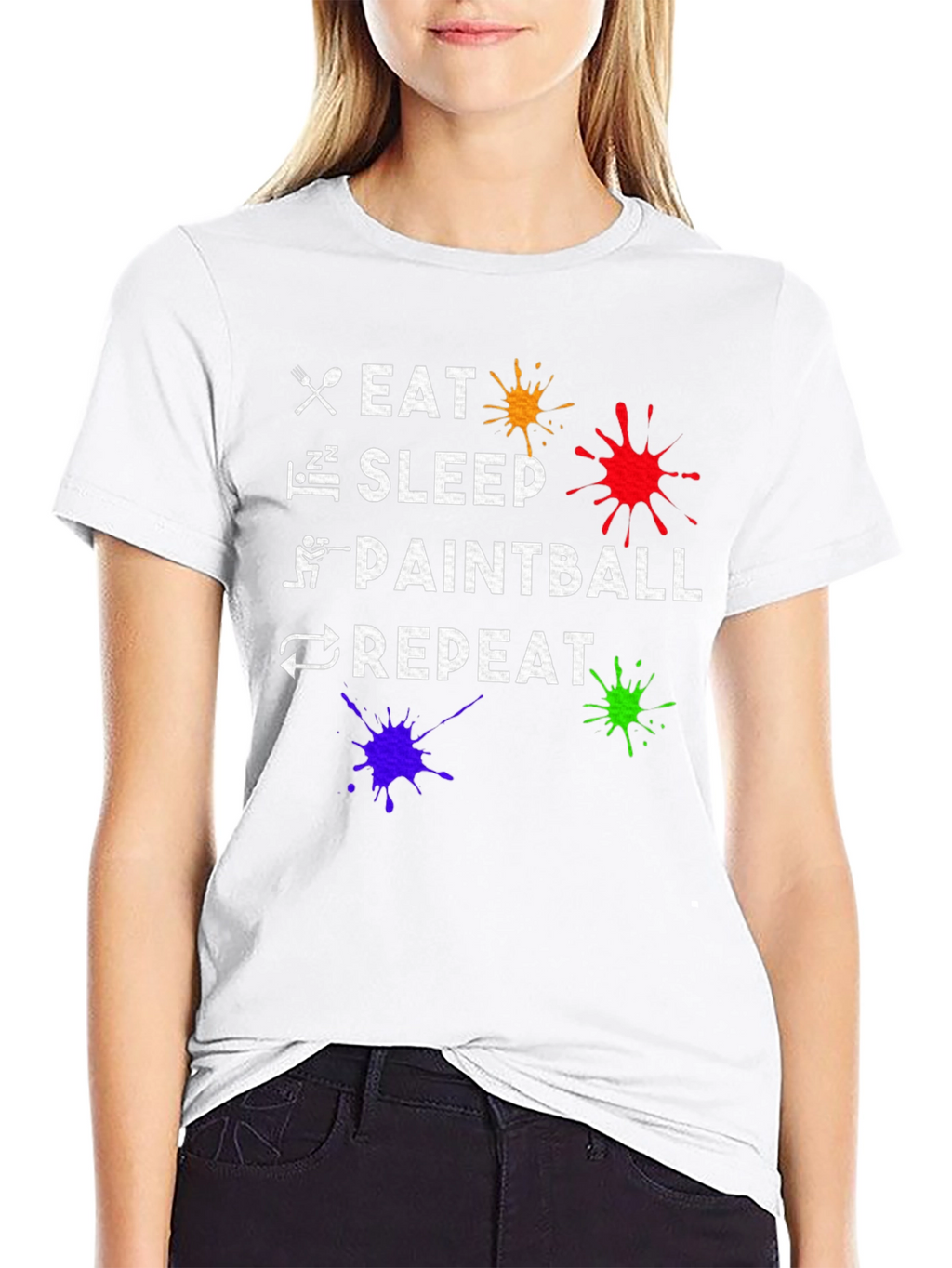Eat Sleep Paintball Repeat T-Shirt