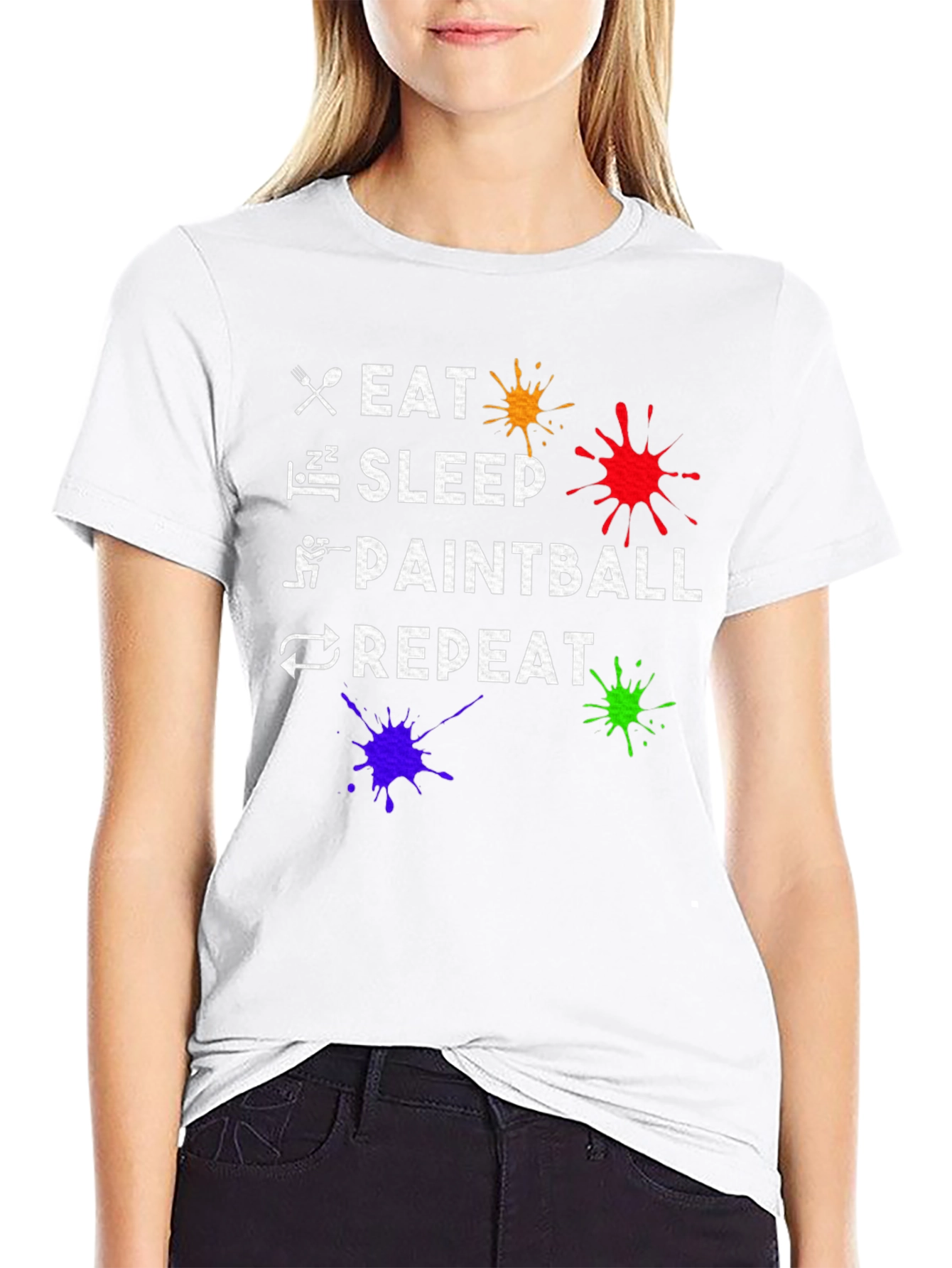 Eat Sleep Paintball Repeat T-Shirt