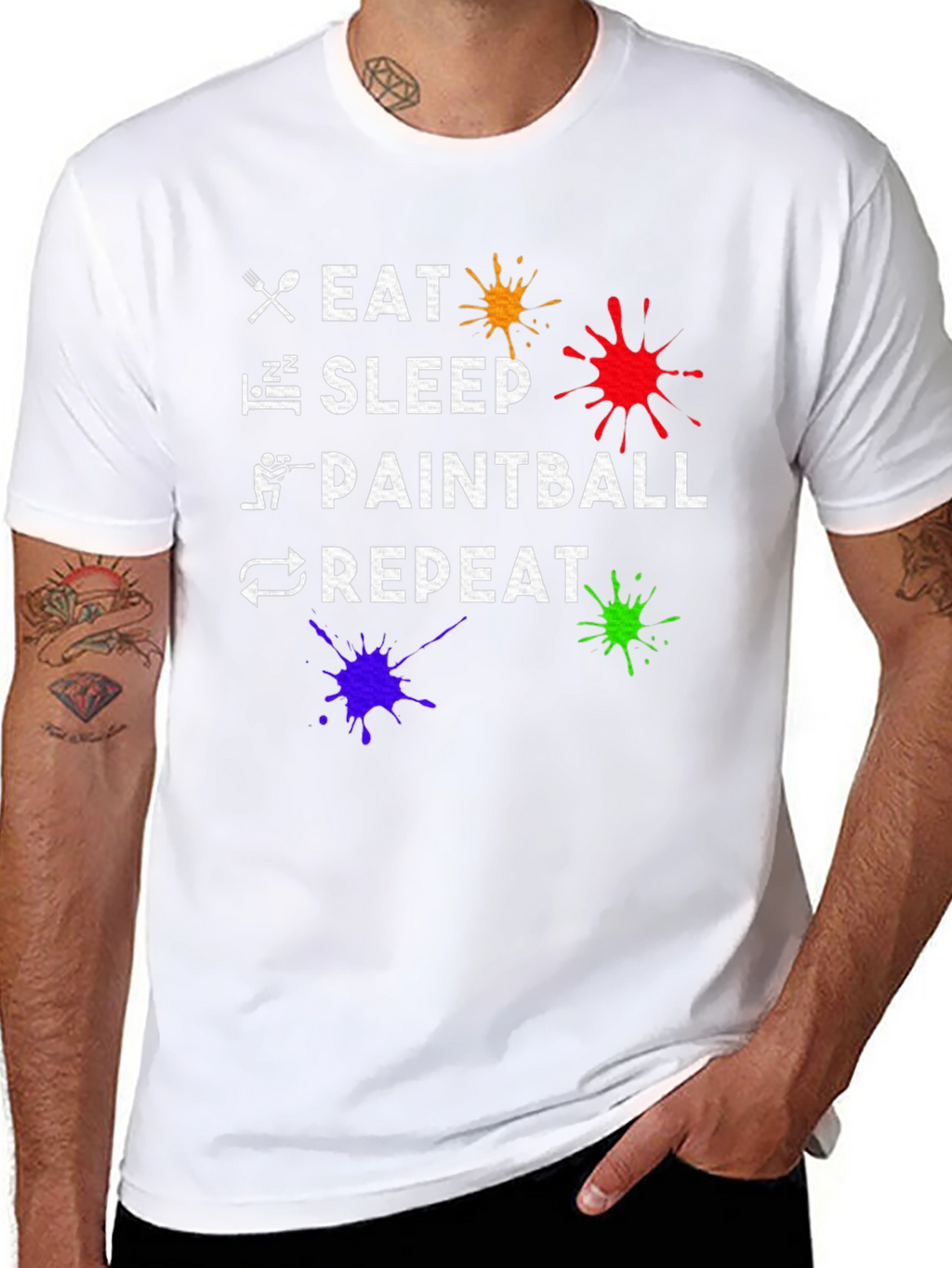 Eat Sleep Paintball Repeat T-Shirt