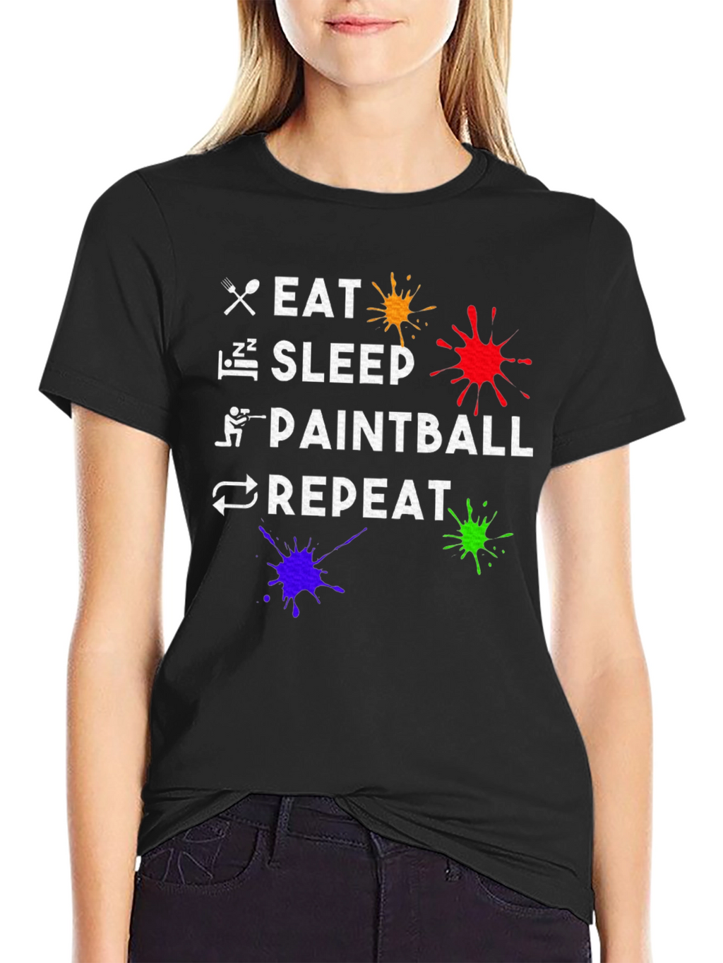 Eat Sleep Paintball Repeat T-Shirt