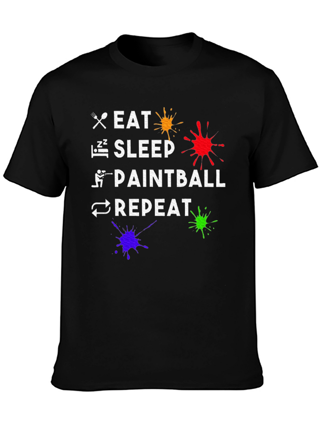 Eat Sleep Paintball Repeat T-Shirt