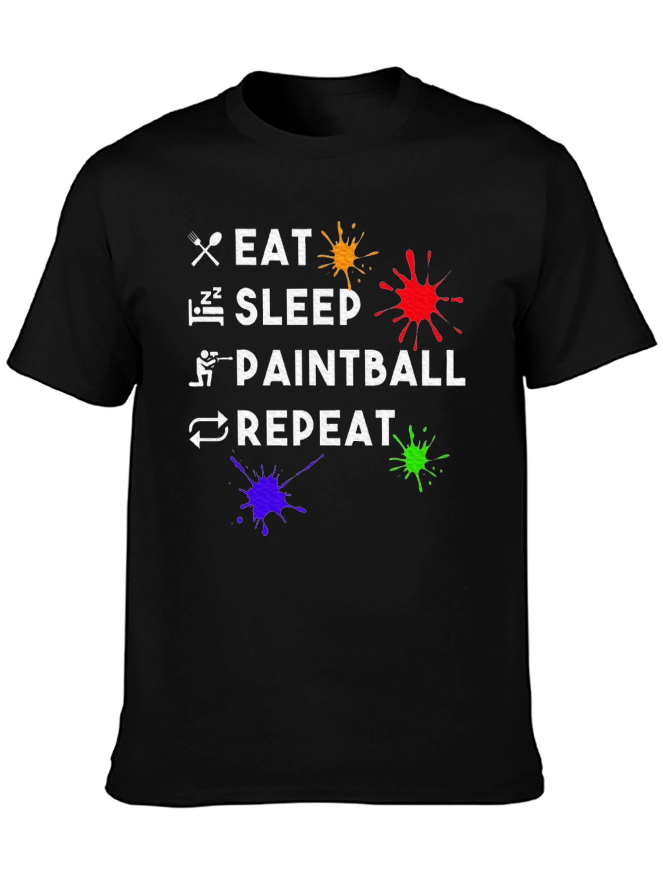 Eat Sleep Paintball Repeat T-Shirt