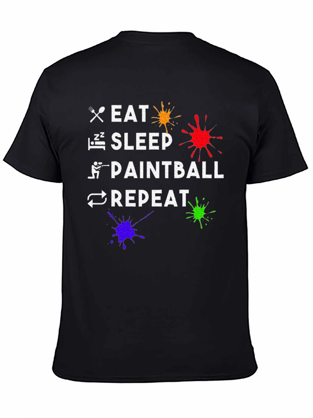 Eat Sleep Paintball Repeat T-Shirt