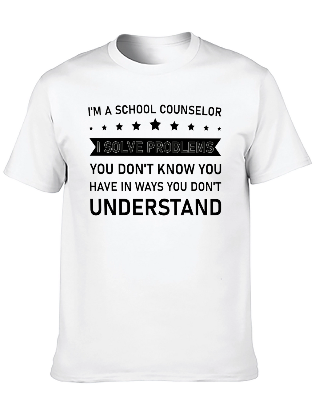 School Counselor T-Shirt - Problem Solver