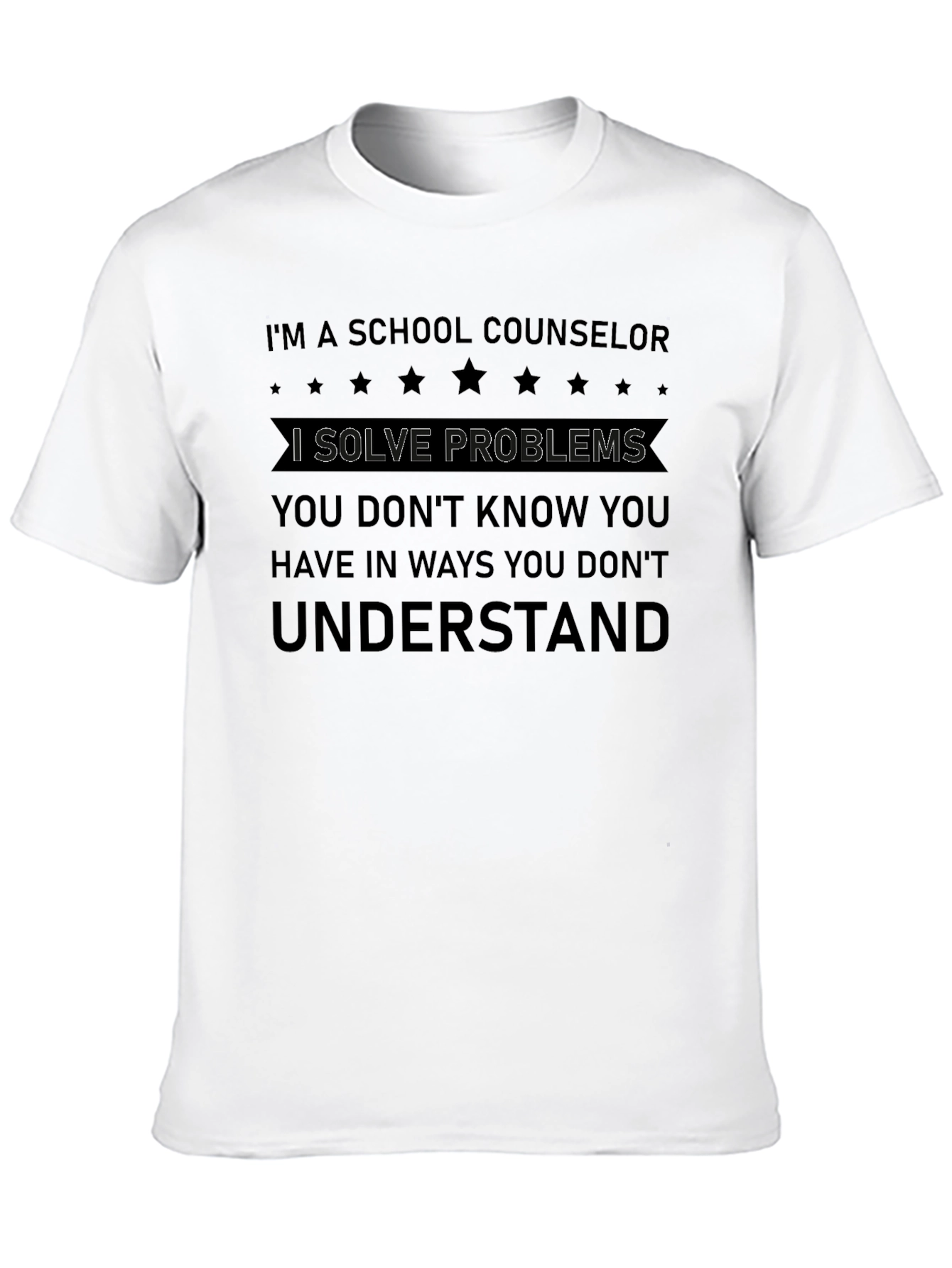 School Counselor T-Shirt - Problem Solver
