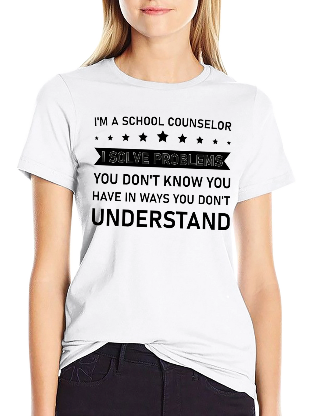 School Counselor T-Shirt - Problem Solver