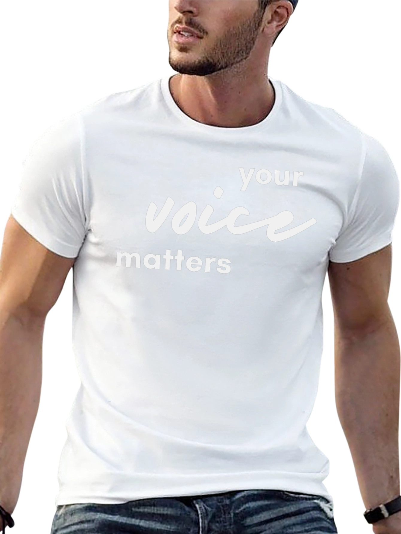 Your Voice Matters Black T-Shirt