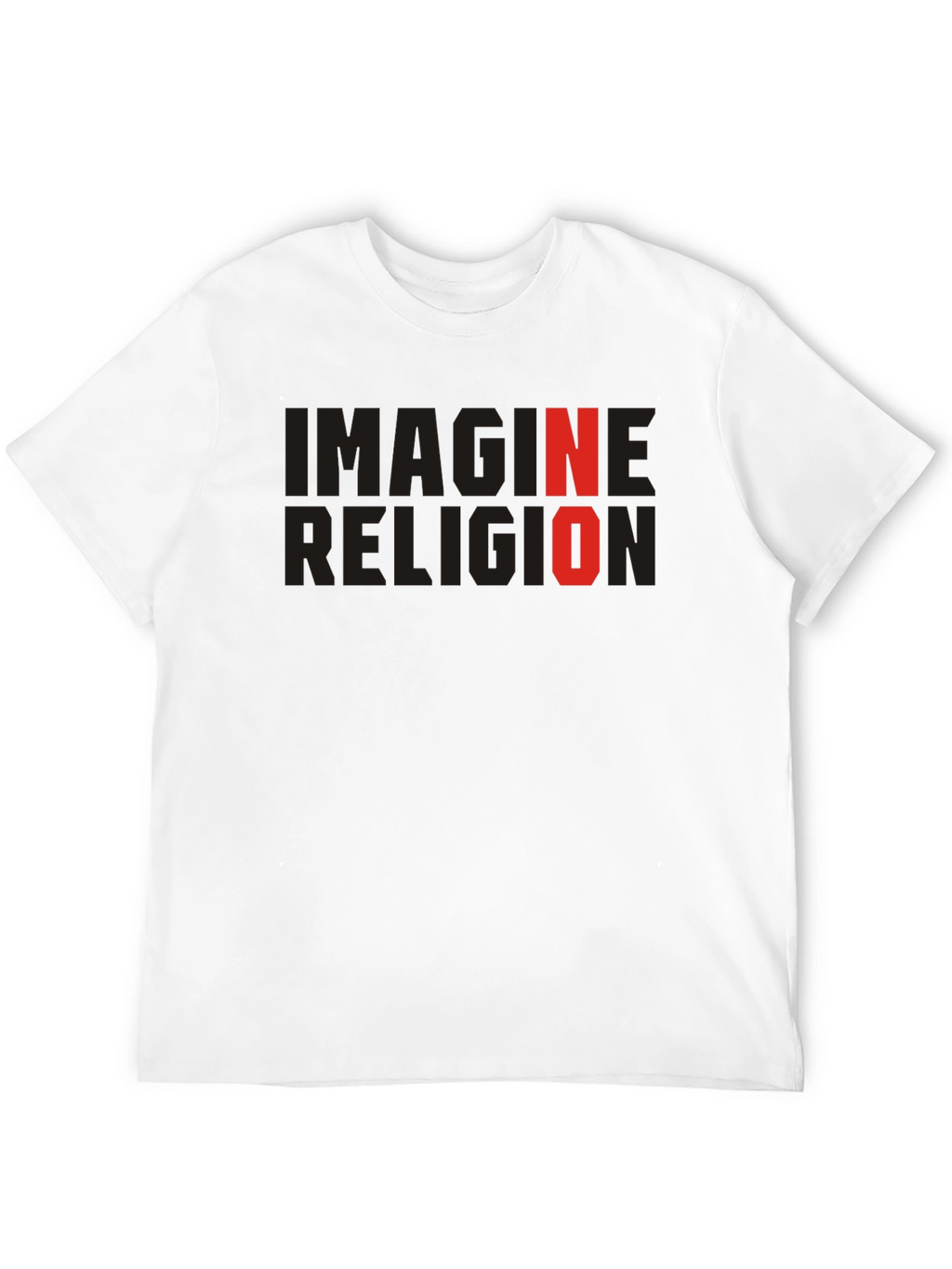 Imagine No Religion T-Shirt - Atheist Graphic Tee