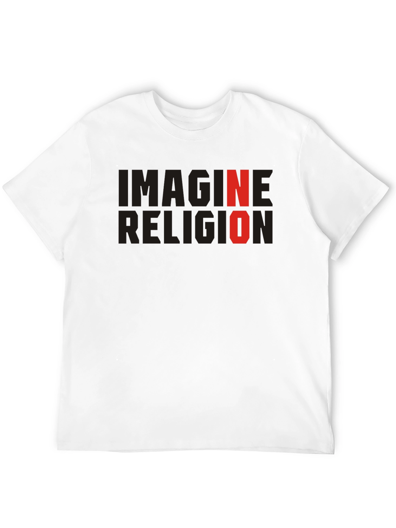 Imagine No Religion T-Shirt - Atheist Graphic Tee