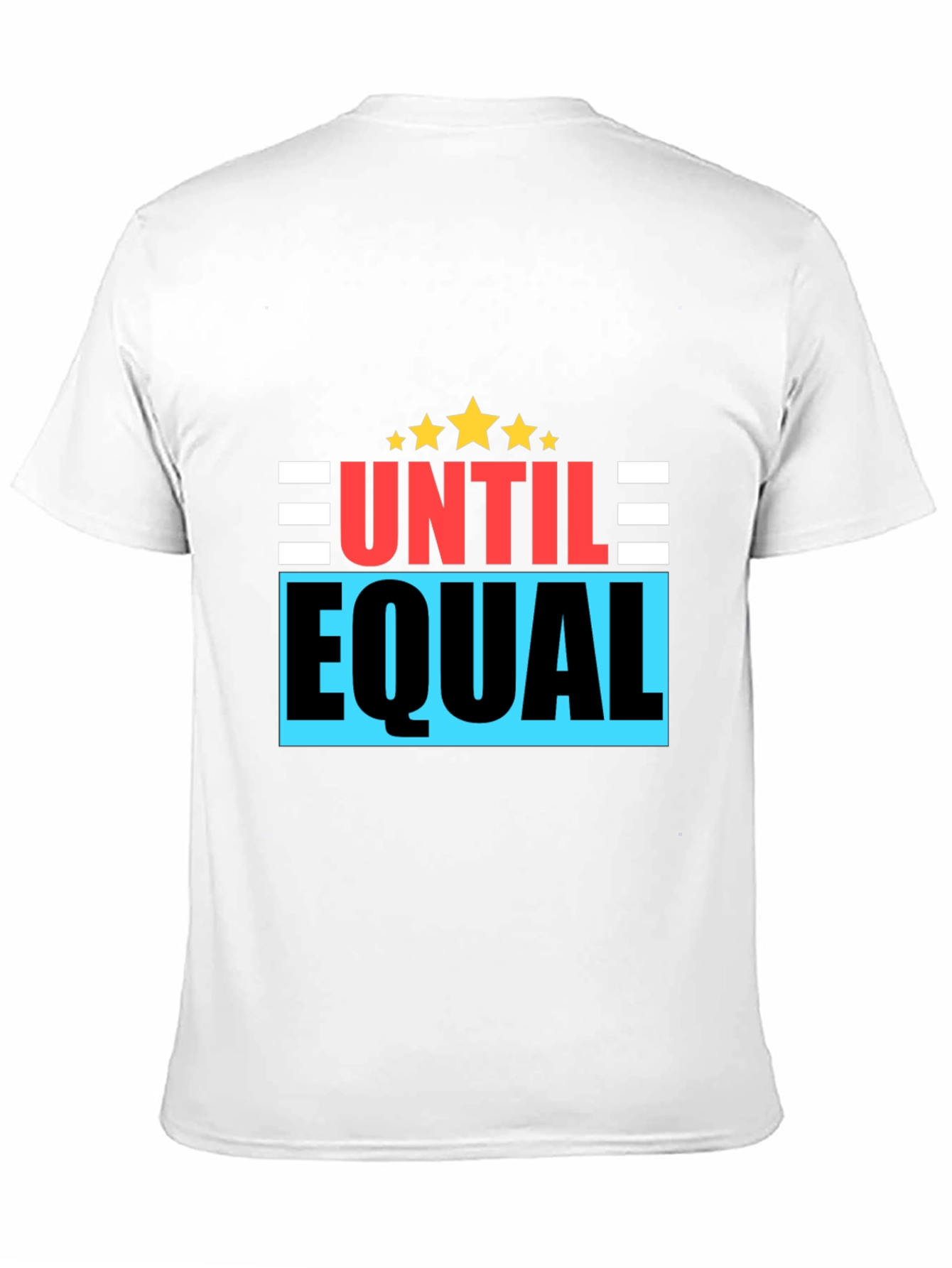 Until Equal Graphic Tee - Black Crew Neck