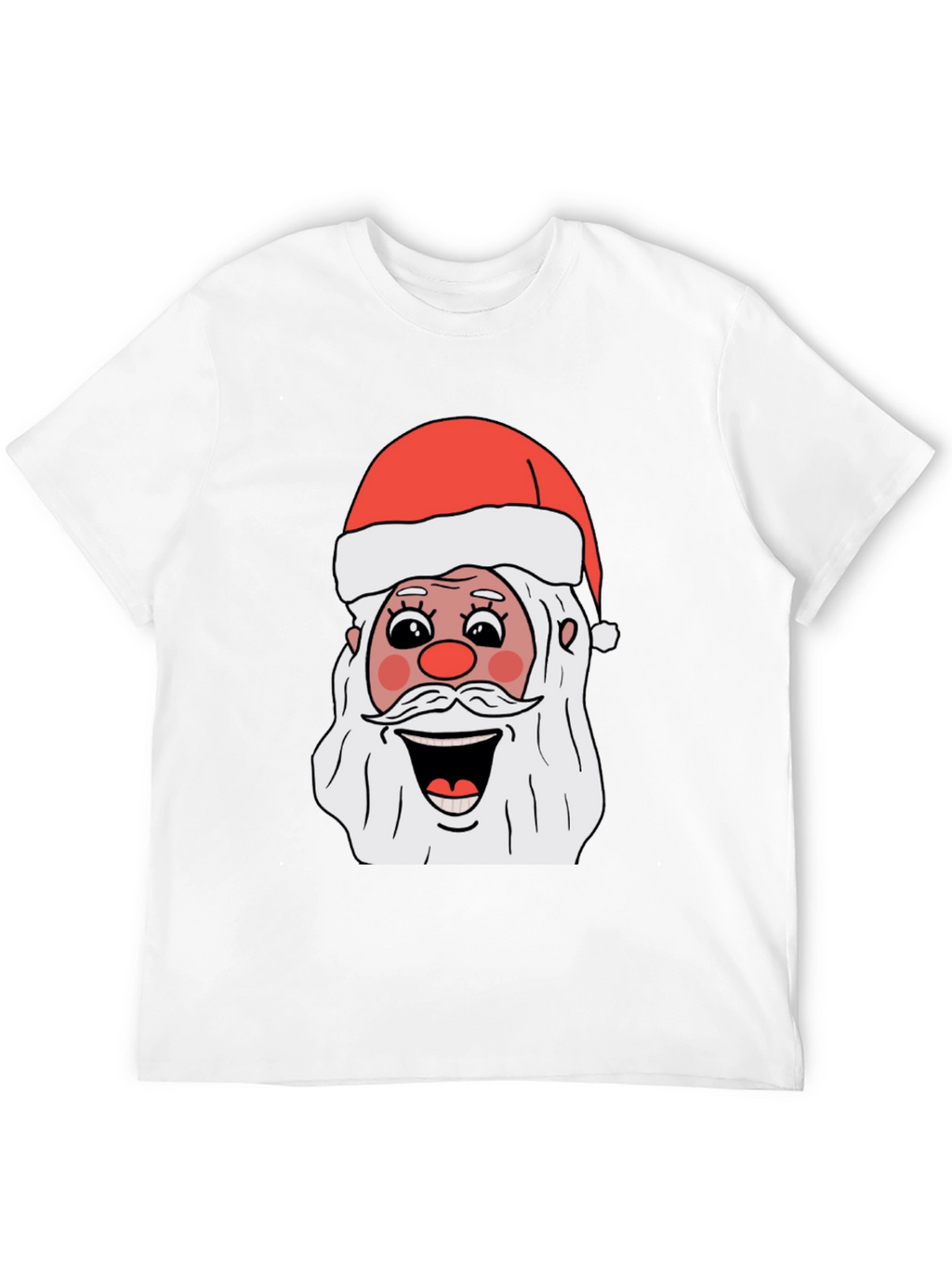 Santa Claus Graphic T-Shirt - Holiday Festive Tee