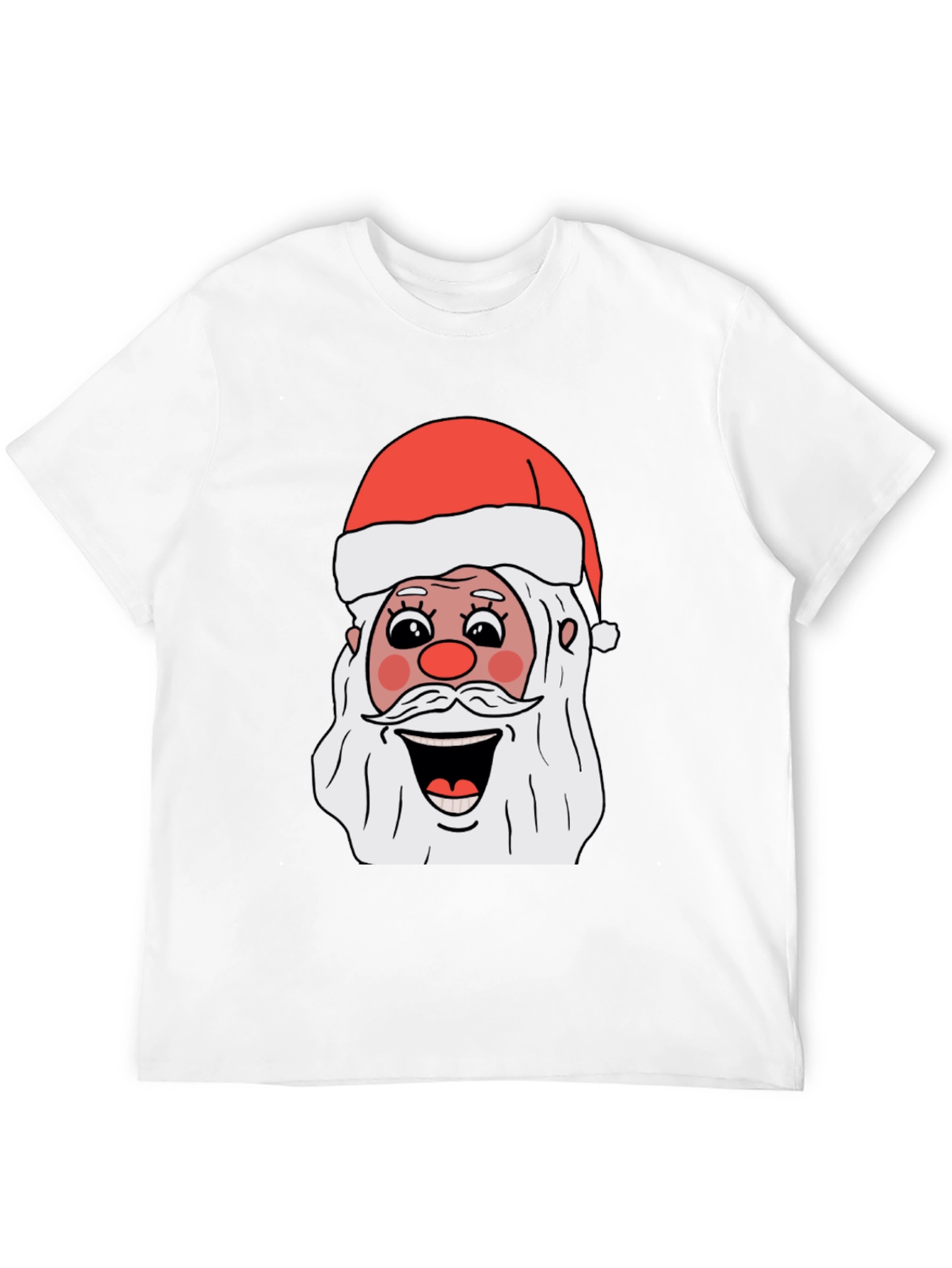Santa Claus Graphic T-Shirt - Holiday Festive Tee