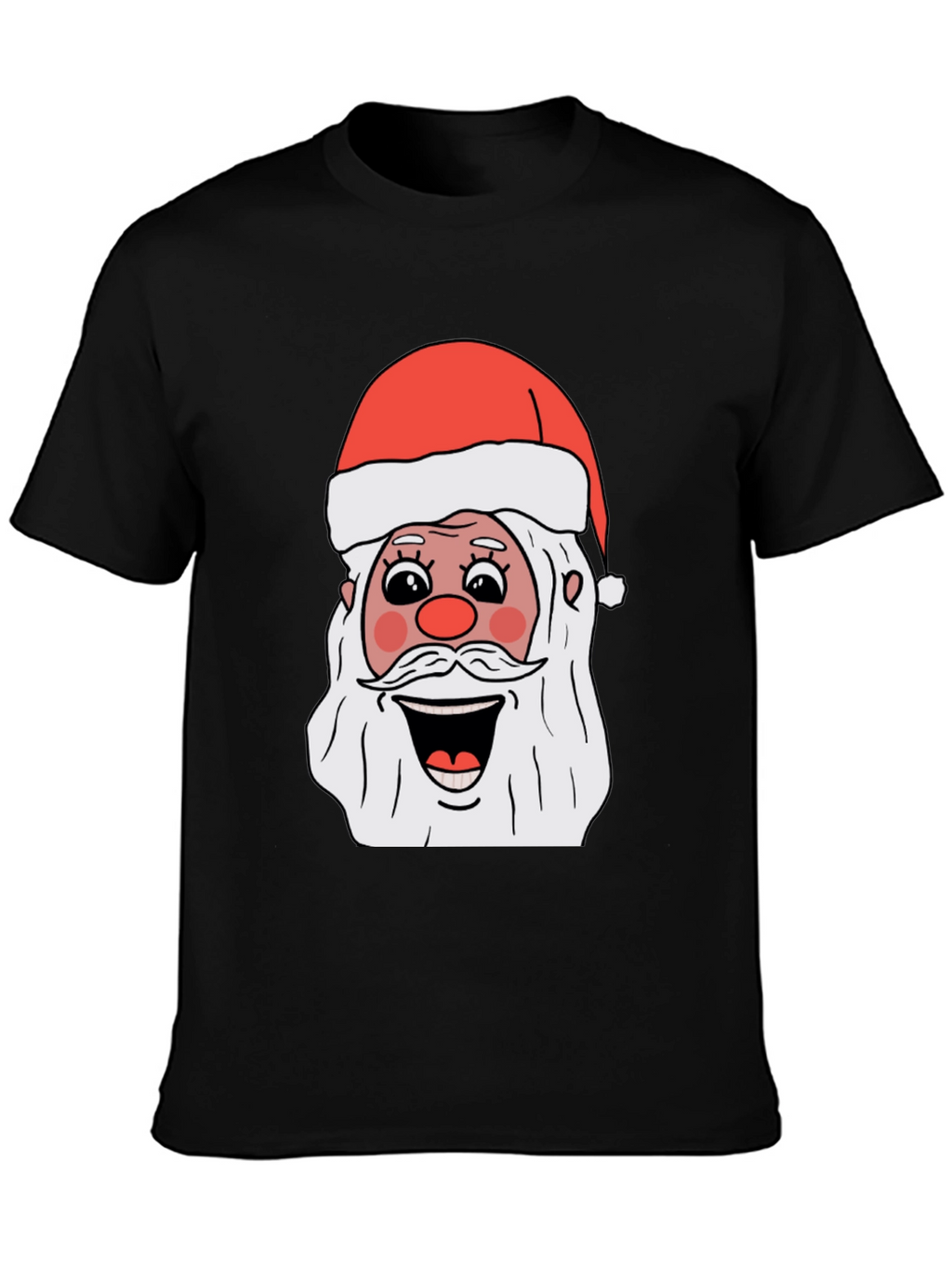 Santa Claus Graphic T-Shirt - Holiday Festive Tee