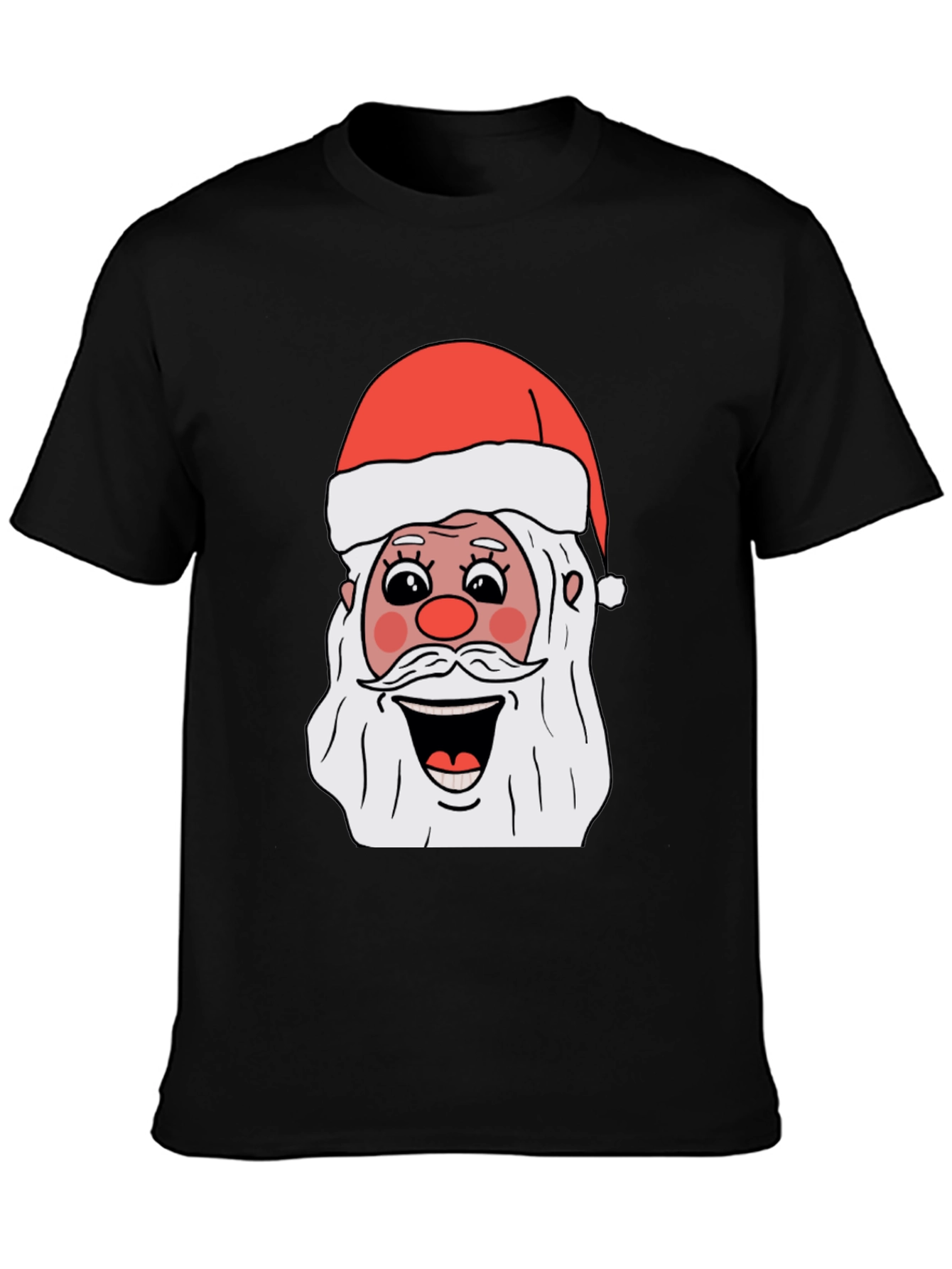 Santa Claus Graphic T-Shirt - Holiday Festive Tee