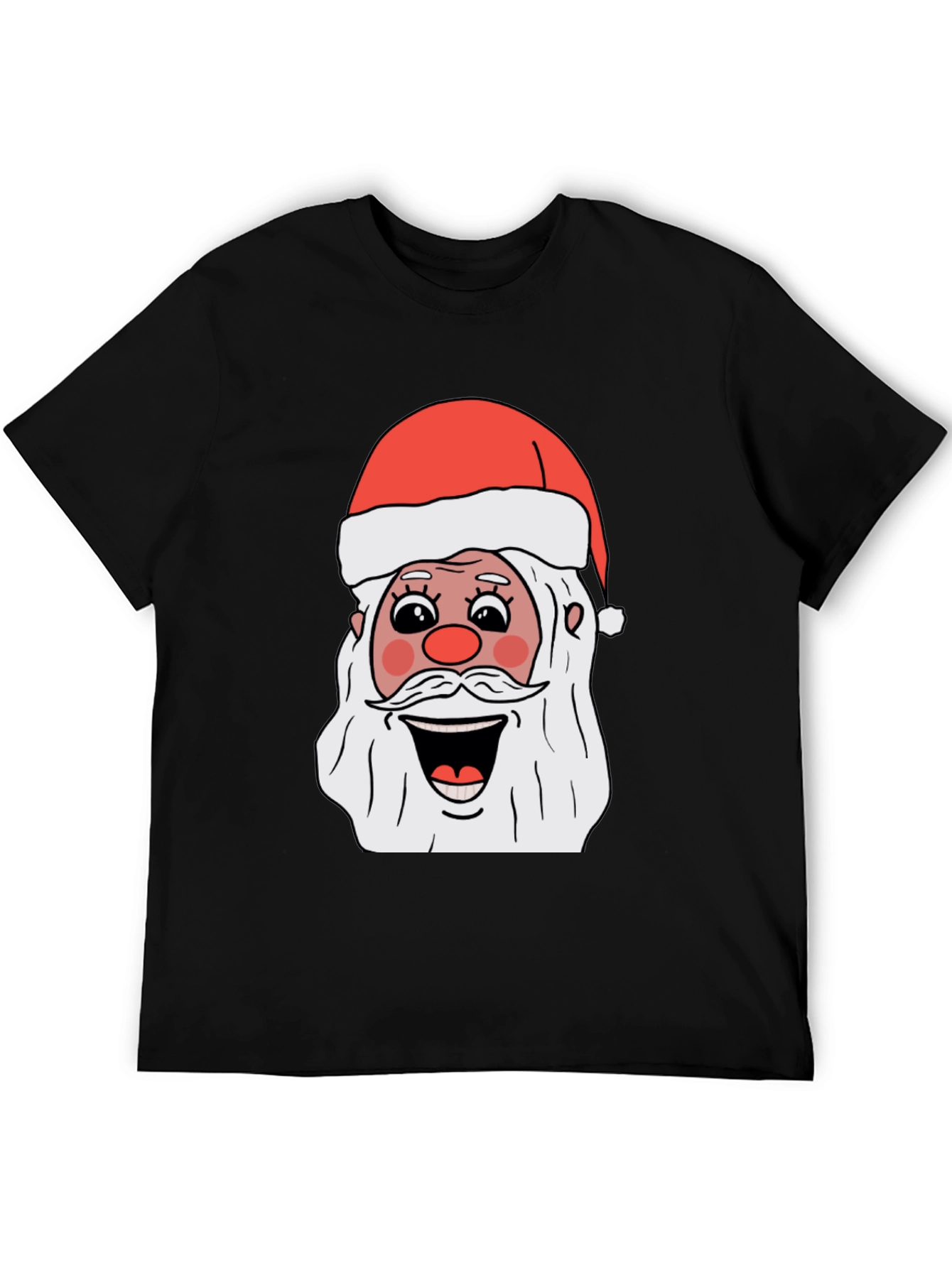 Santa Claus Graphic T-Shirt - Holiday Festive Tee