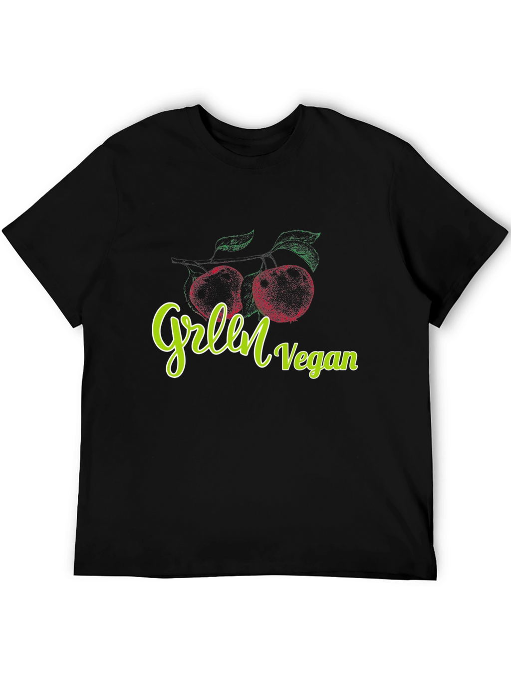 Green Vegan Graphic Tee - Stylish and Comfortable